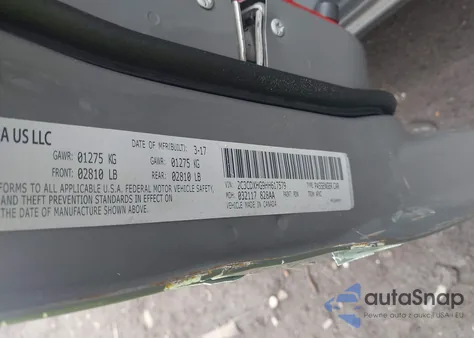 2017 Dodge Charger Sxt Rwd from USA, damaged, VIN 2C3CDXHG9HH617579